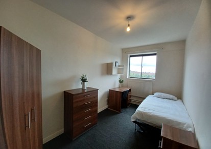 Bedroom interior view