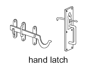 Hand latch diagram