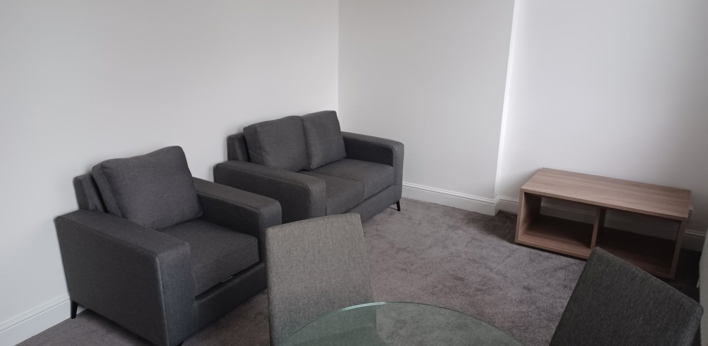 Living area interior view