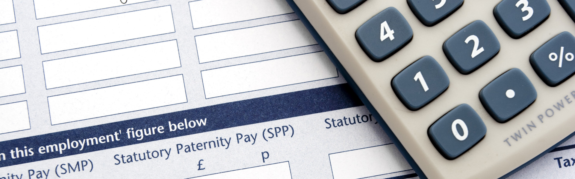 Pay slip and calculator