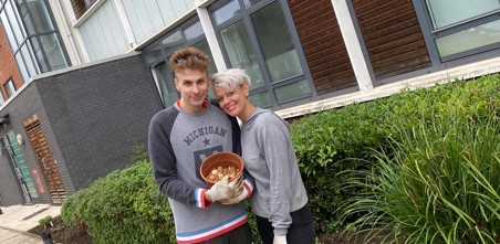The team colleagues behind the gardening achievements at Factory Quarter. 