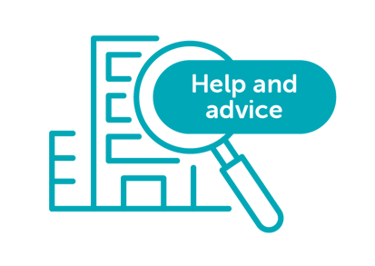 Help and advice graphic