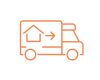 Home removal van graphic