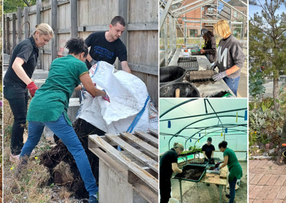 Gardening volunteering day