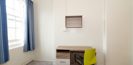 Bedroom interior view