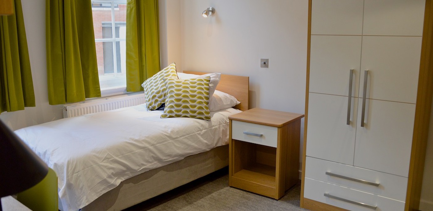 Bedroom interior view