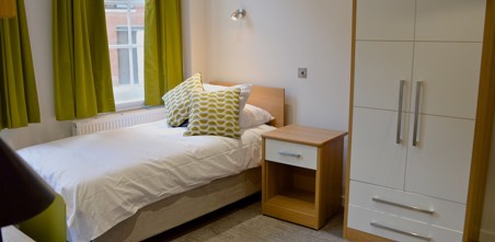 Bedroom interior view