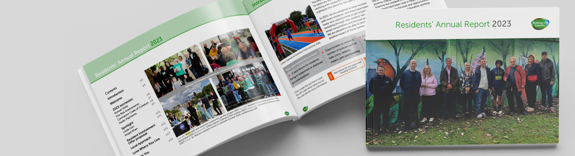 Residents Annual Report 2023 front cover