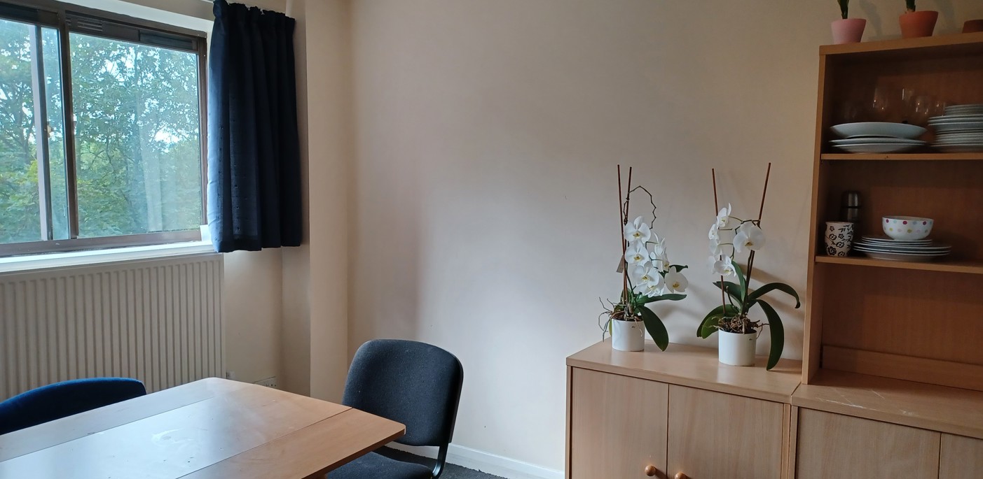 Living area interior view