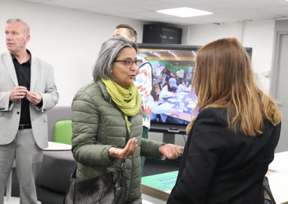 The past, present and future exhibition highlighting the Grahame Park estate's cultural background.
