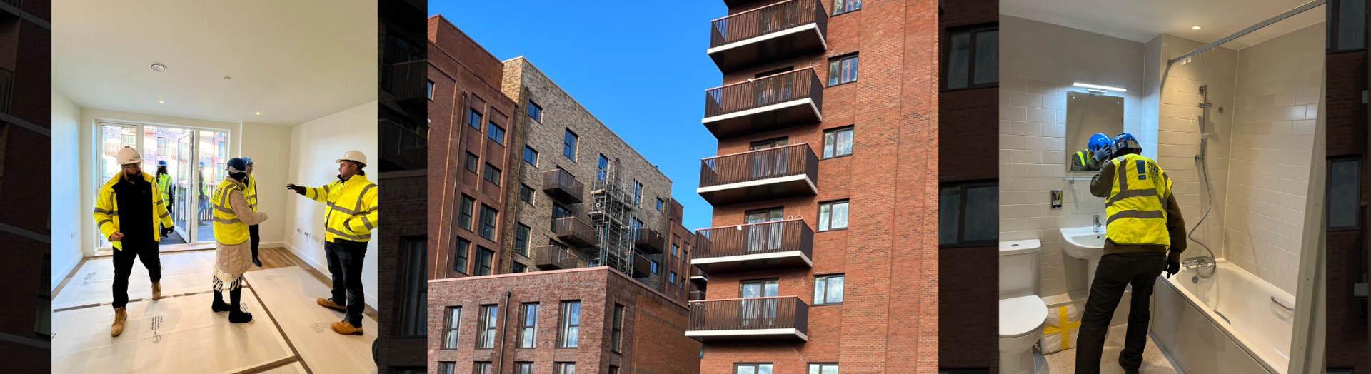 Residents view new flats