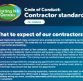 Code of conduct screenshot