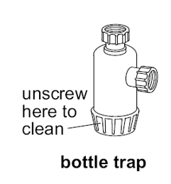 Bottle trap diagram