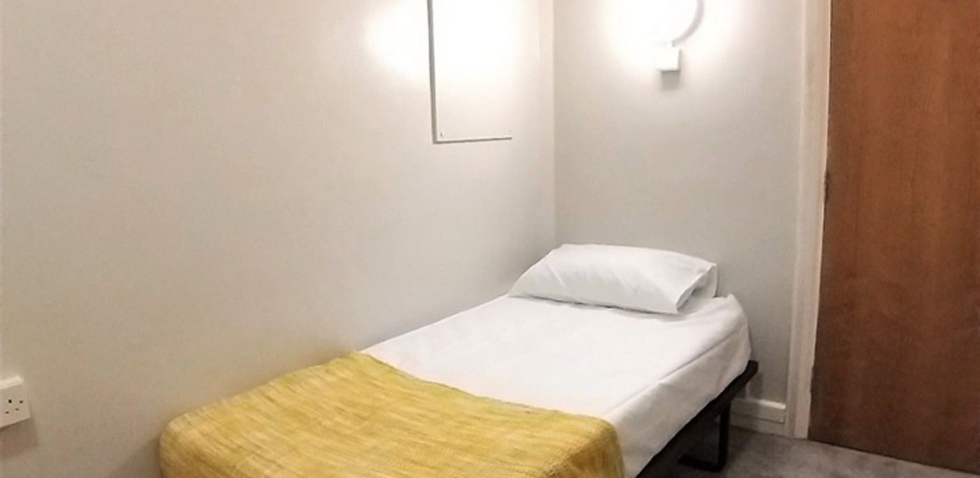 Bedroom interior view