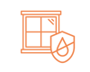 Damp window graphic