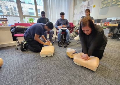 First aid training