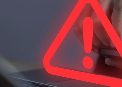 Scam alert icon