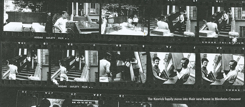 Bruce and family moving into Blenheim Crescent