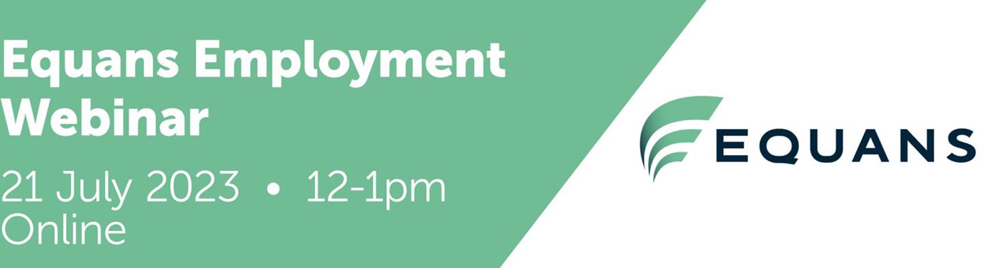 Equans employment webinar poster