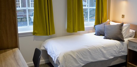 Bedroom interior view