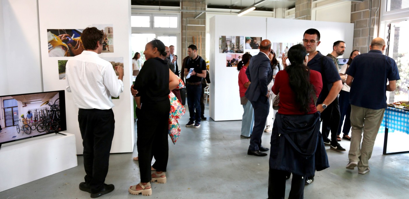 Visitors Enjoying The Exhibition