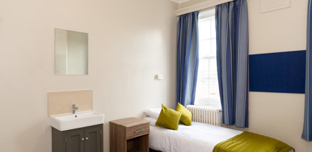 Bedroom interior view