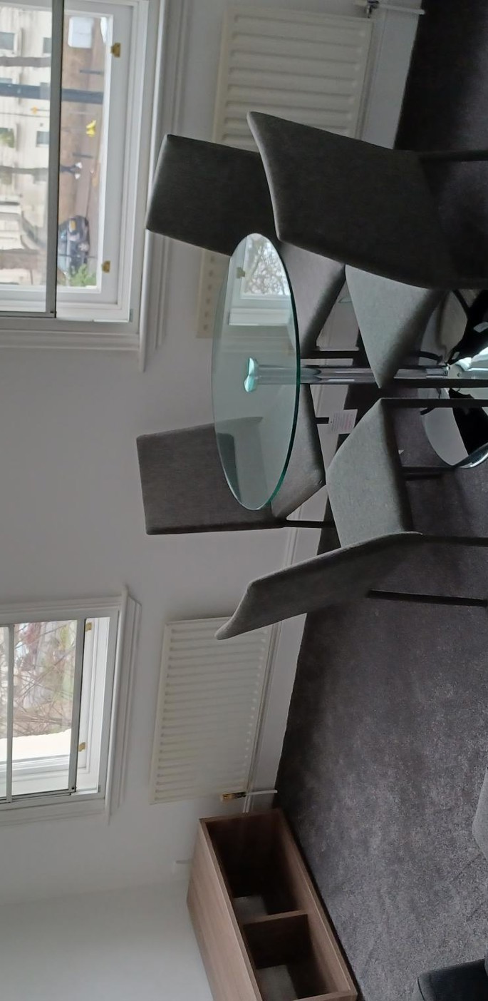 Living area interior view