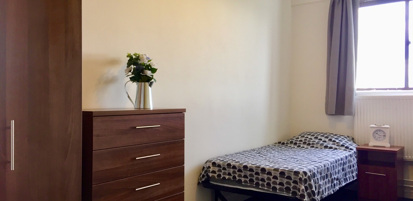 Bedroom interior view