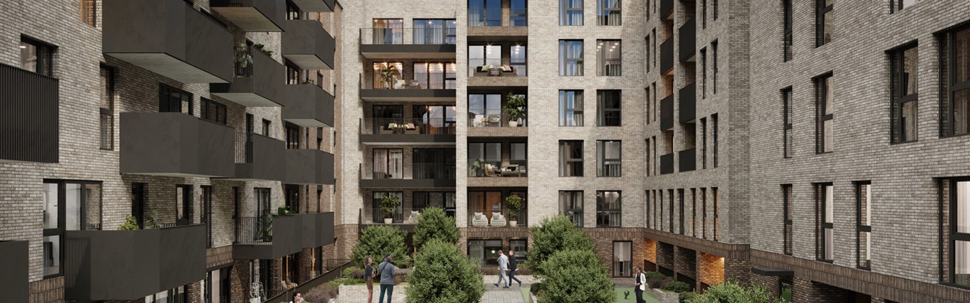 Gallions Cargo House Courtyard