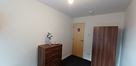 Bedroom interior view