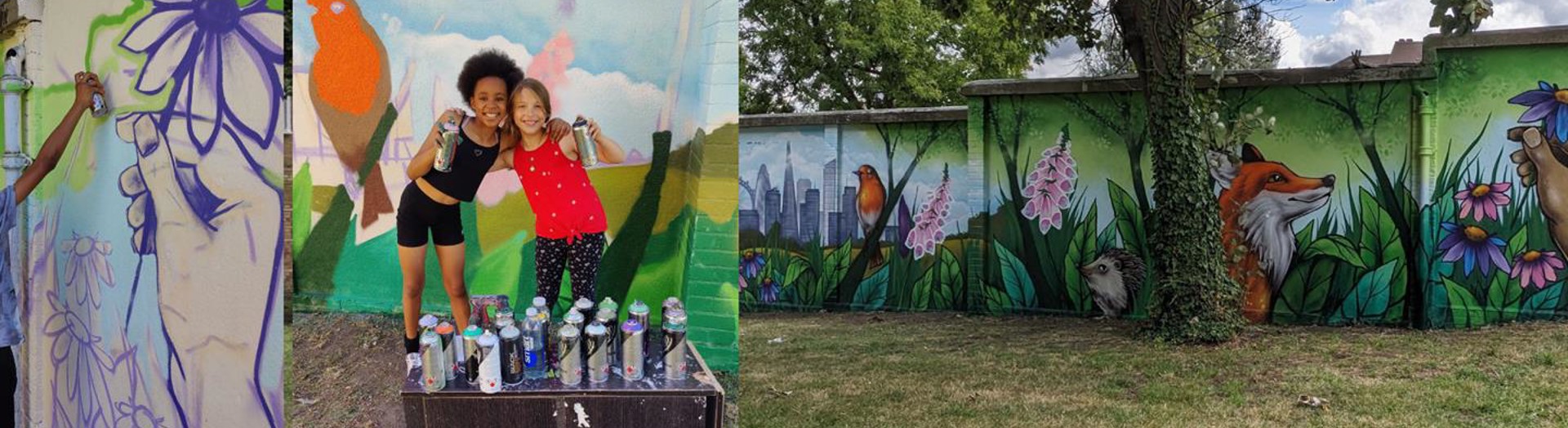 St Martins mural images