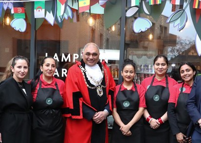 Official opening with the Mayor