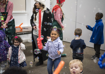 Families at the Christmas Feast