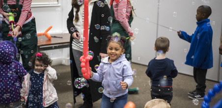Families at the Christmas Feast