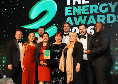 NHG Team Collects Their Energy Award