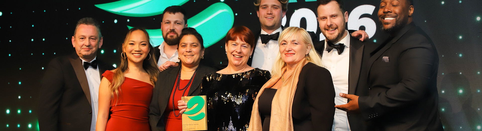 NHG Team Collects Their Energy Award