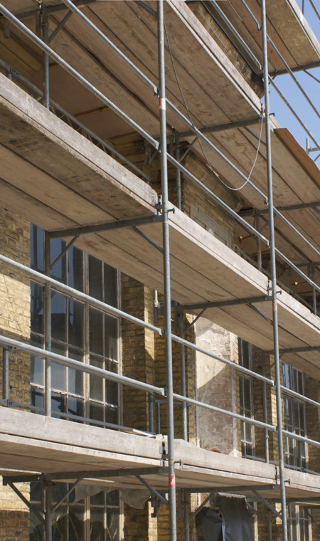 Construction on site