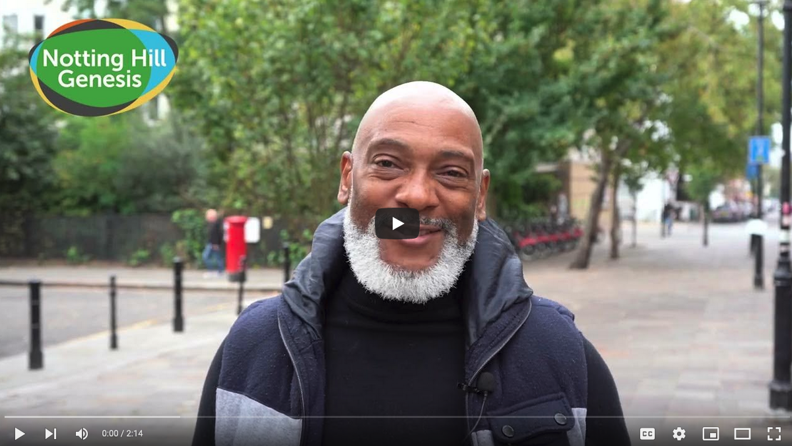 A screenshot from our Notting Hill Genesis video. 