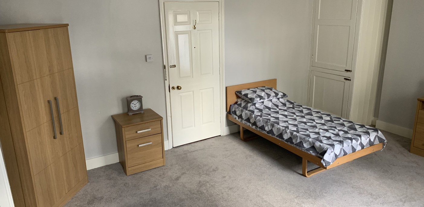 Bedroom interior view