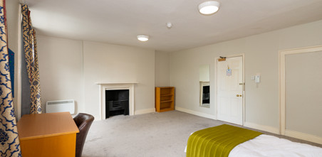 Bedroom interior view