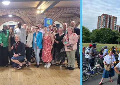 Residents and our colleagues at Aylesbury Employment Fair