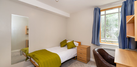 Bedroom interior view