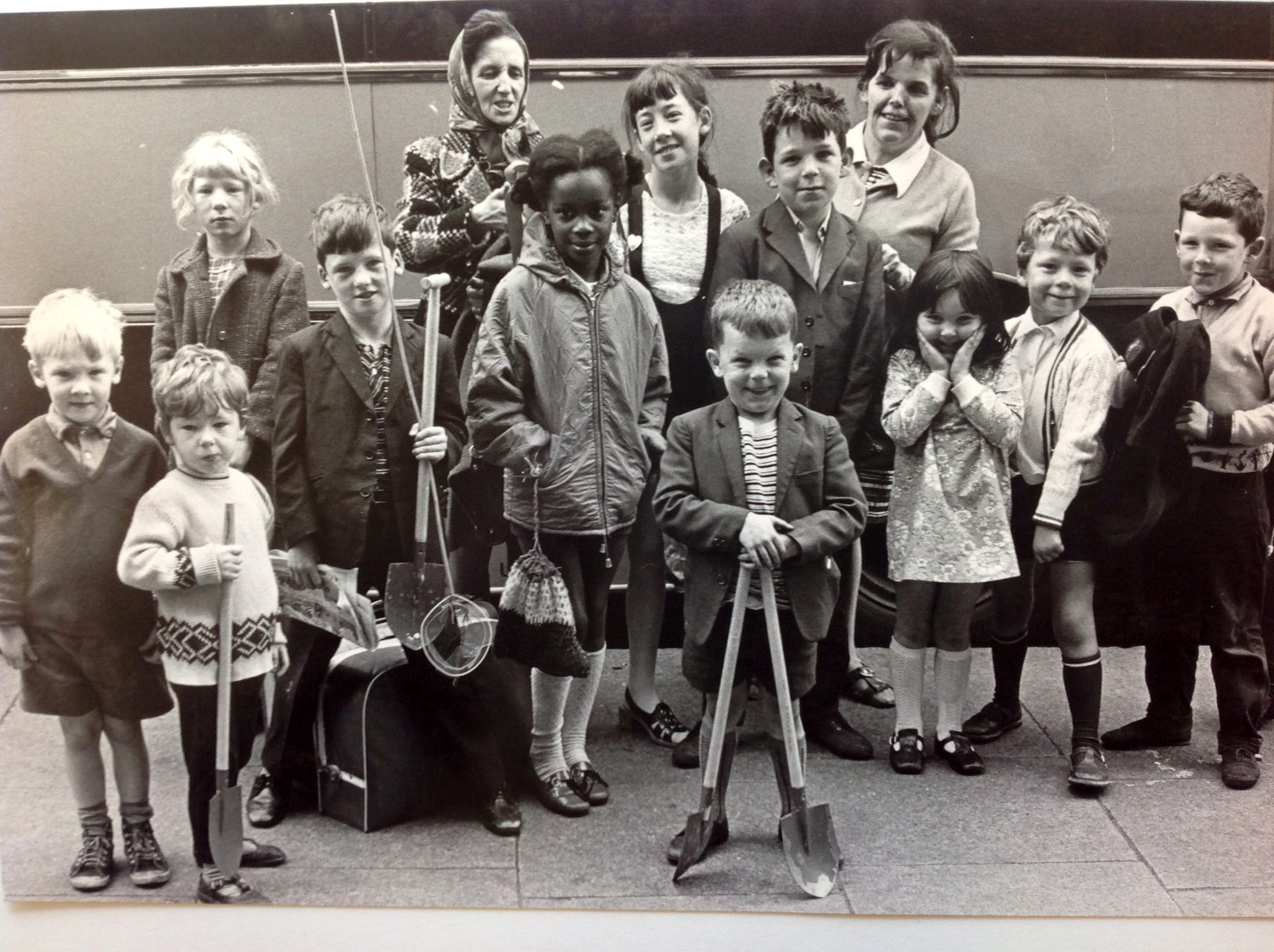 Local children making the most of their community together