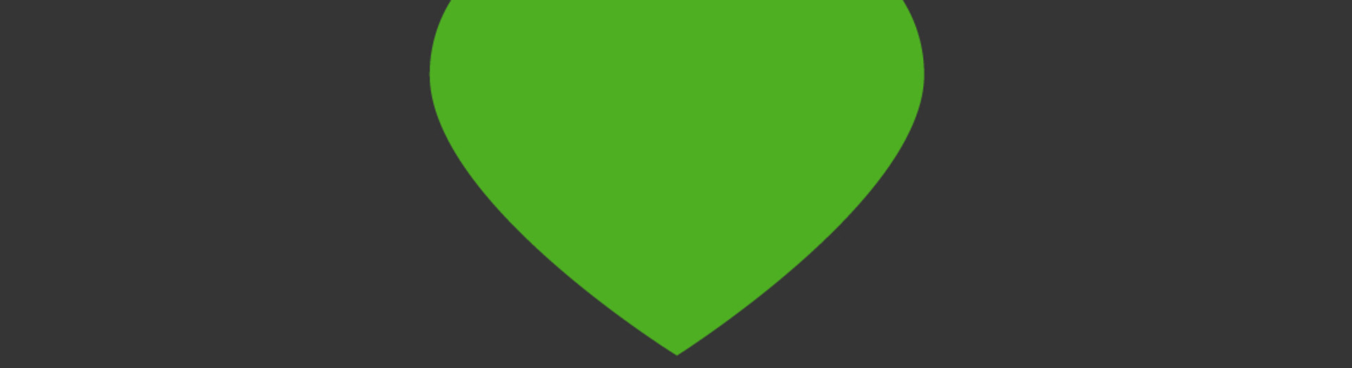 A green heart with the Grenfell date 14 June 2017 shown underneath.