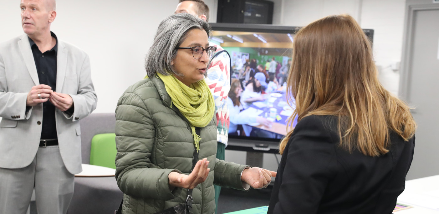 The past, present and future exhibition highlighting the Grahame Park estate's cultural background.