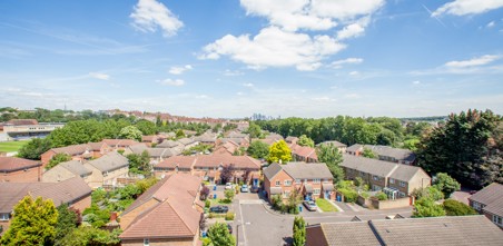 Hambledon Court ariel view