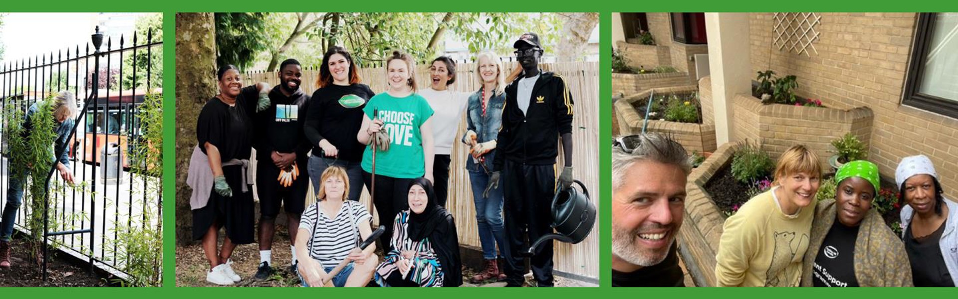 Our colleagues working with residents to improve green spaces