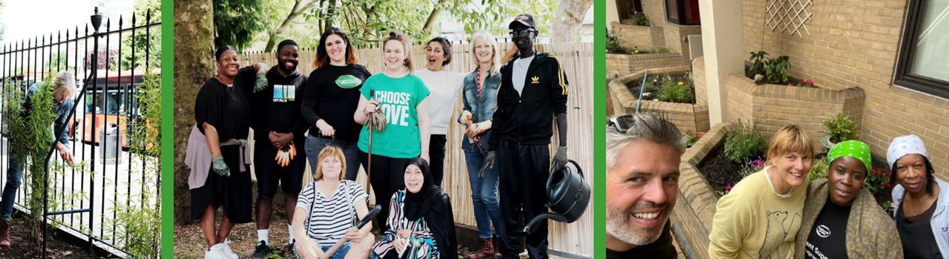 Our colleagues working with residents to improve green spaces