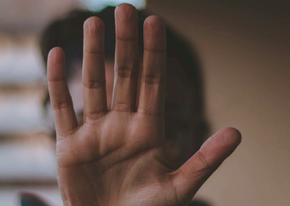 Domestic Abuse Hand Photo